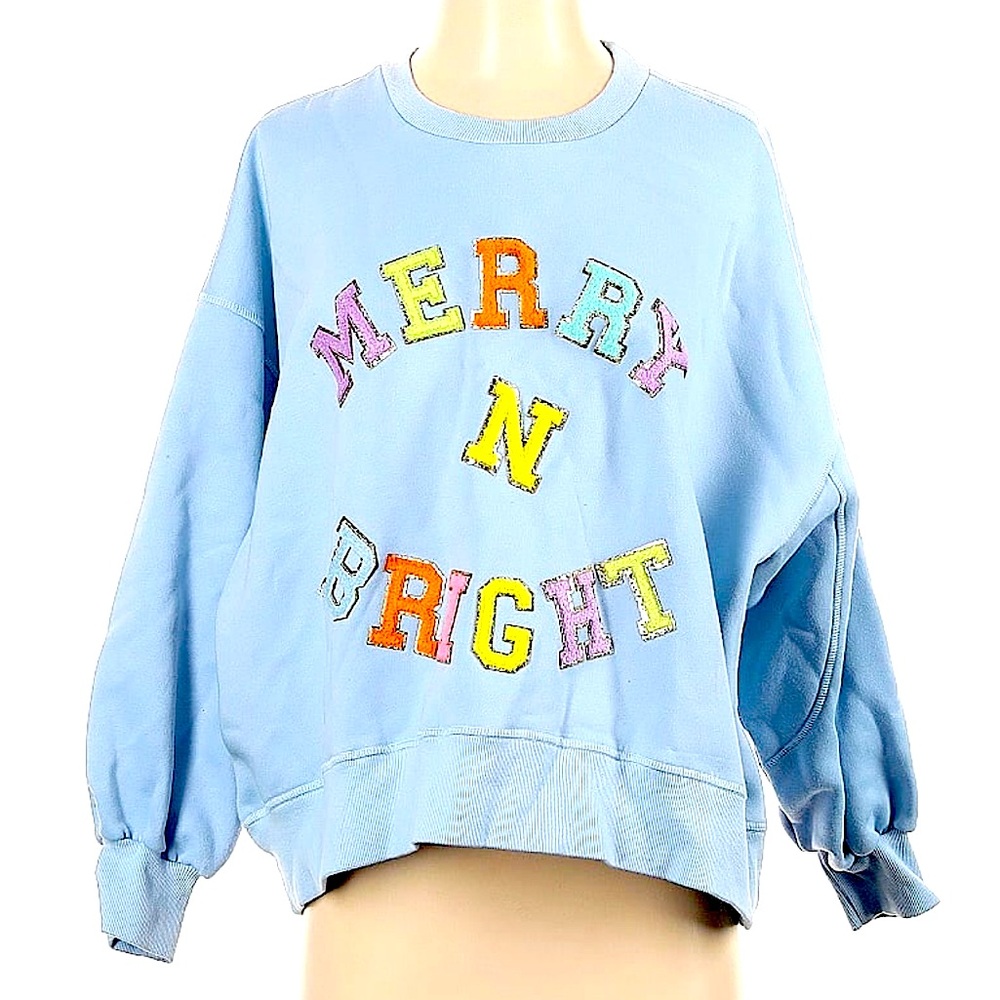 Judith March Christmas | Merry N Bright Pullover Sweatshirt | Size S